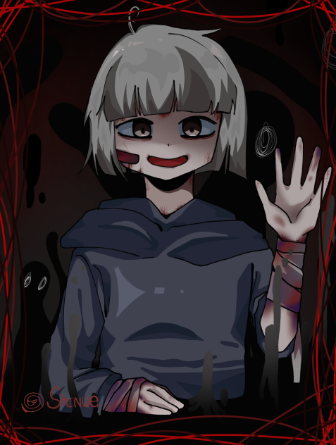 Attention  Warning fake blood