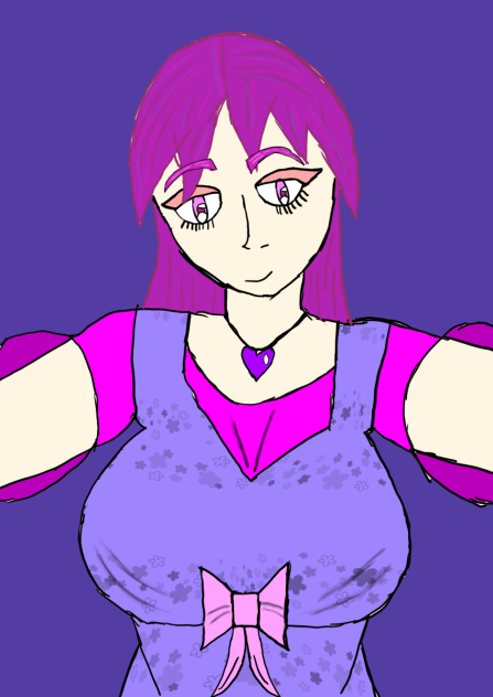 Pink and purple girl