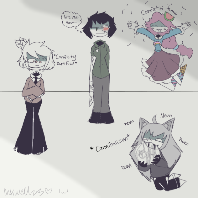 My ocs in a nutshell ^v^