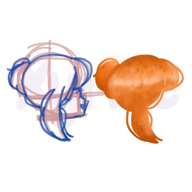 hair shading practice