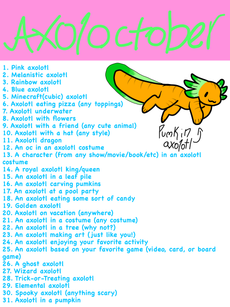 Axoloctober!