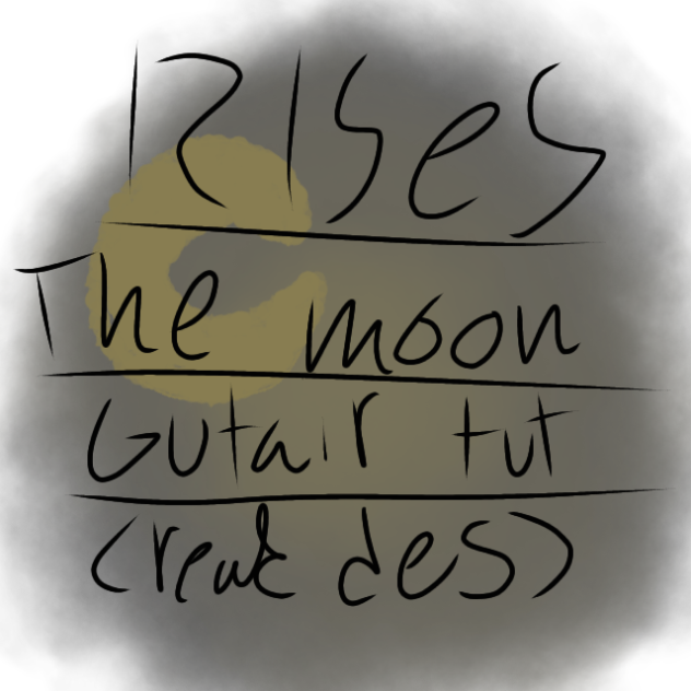 Rises the Moon Intro, Gitaur Tutorial - ibisPaint