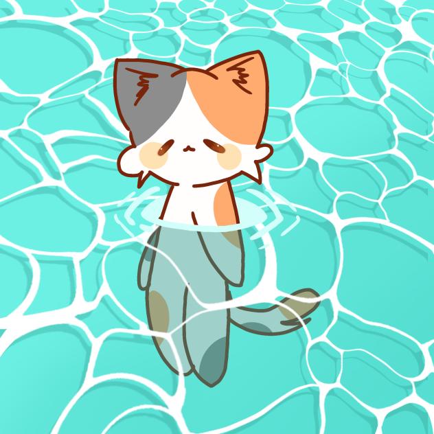swimming kitkat