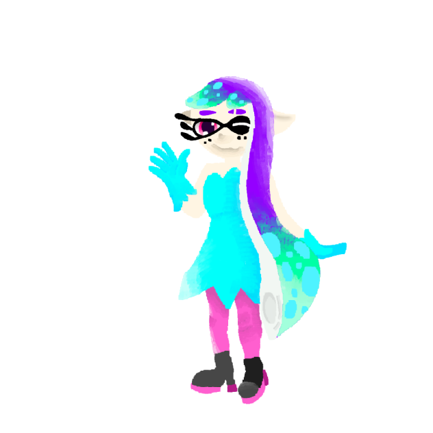 trying out Splatoon brushes i found