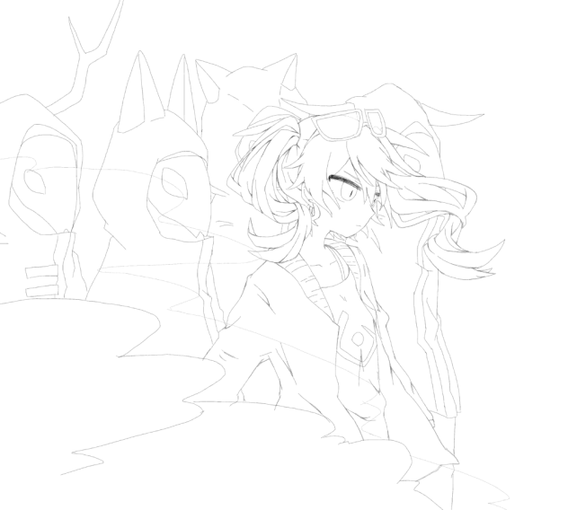 【線画】砂の惑星