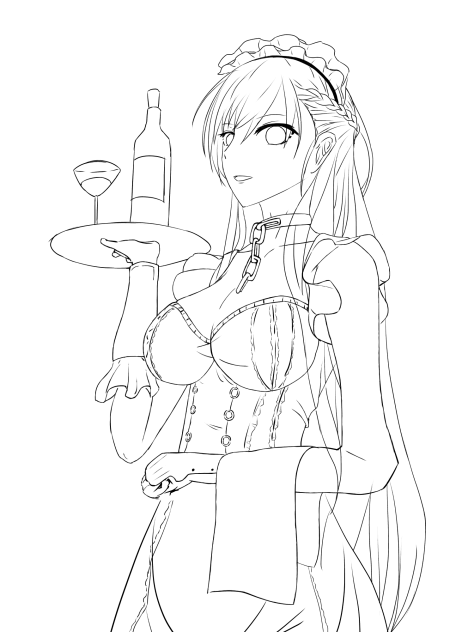 ベルファスト 線画