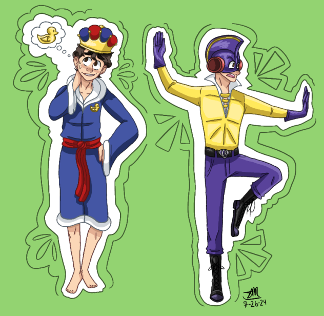 King George & LarryBoy