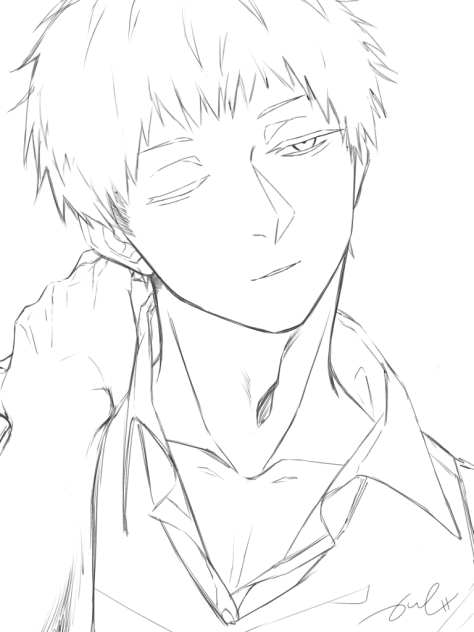 おまわりさん（塗り絵）