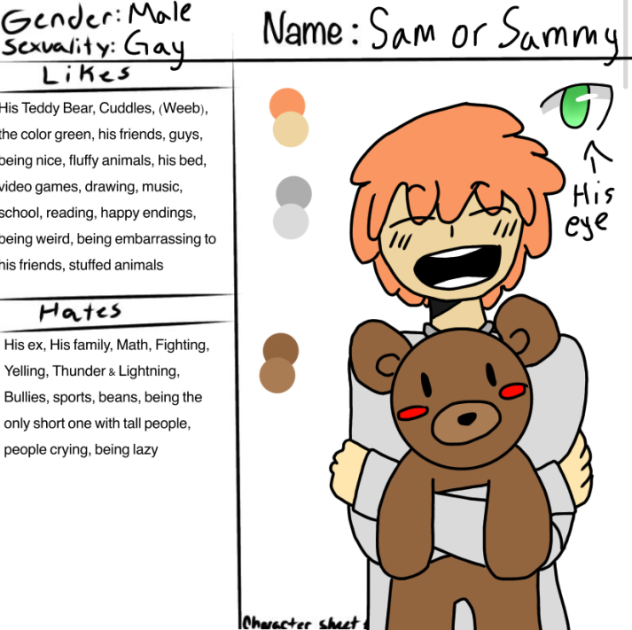Sam or Sammy for her comic - ibisPaint