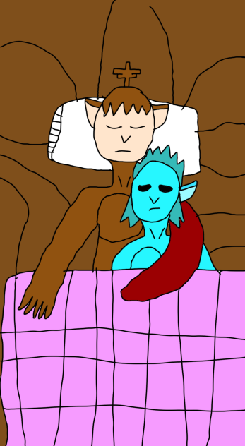 Cuddling Cavetubbie x Yetitubbie