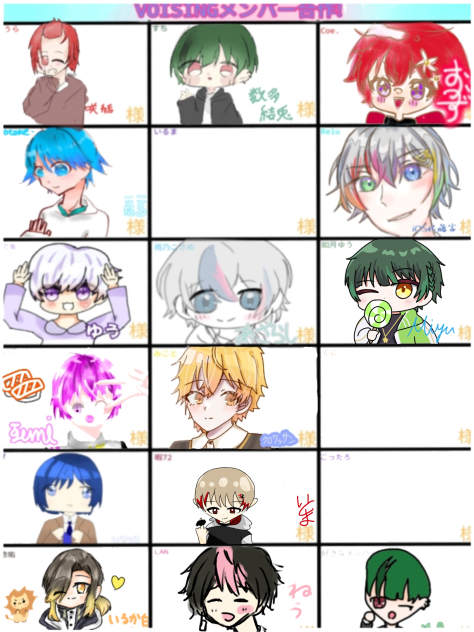 3分で描いた合作