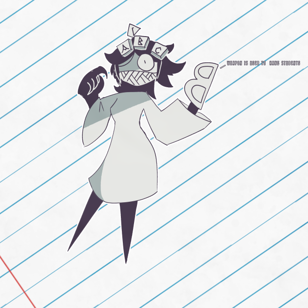 main violent teacher (i failed her class