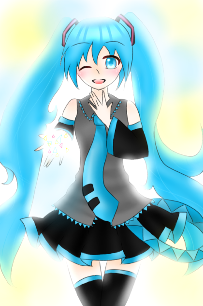 ミクさん  描き直し