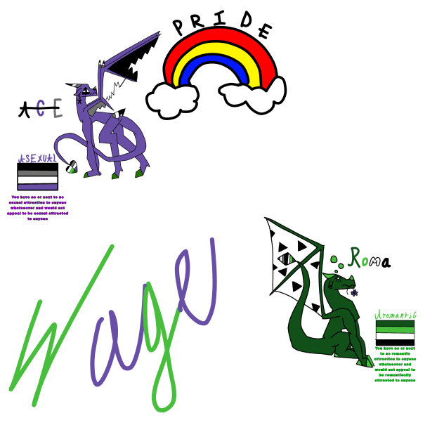 Asexual and aromantic