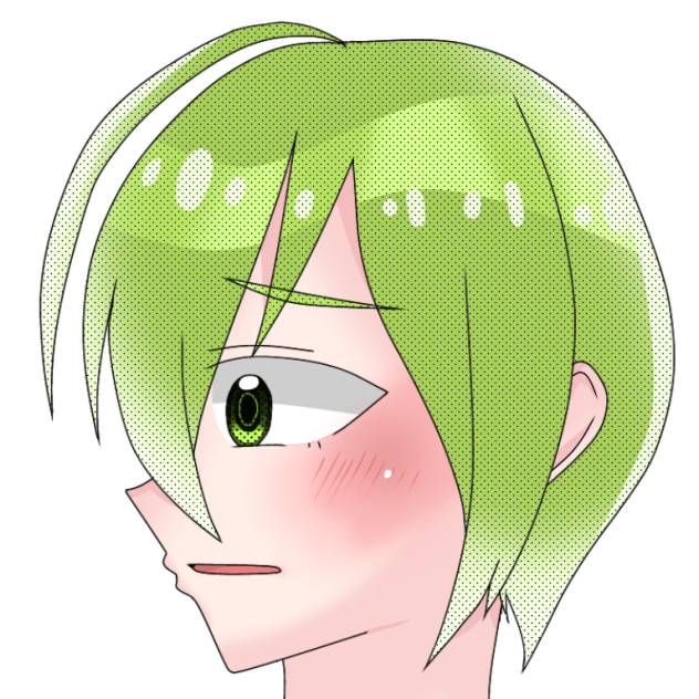 横顔練習
