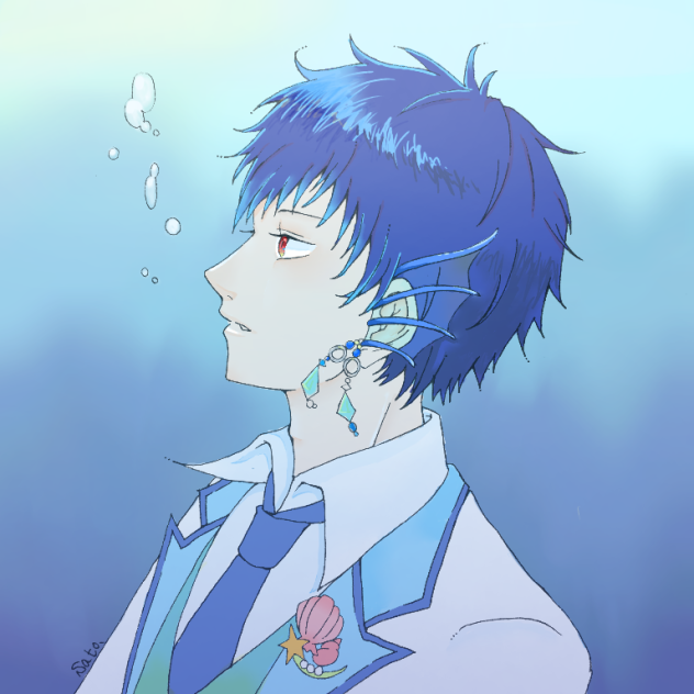 深海マーメイド Ibispaint