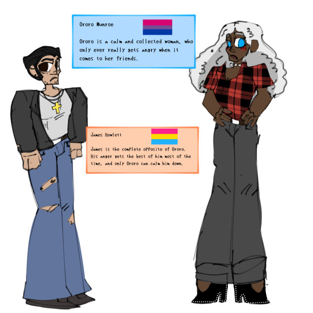 James and Ororo (AU)