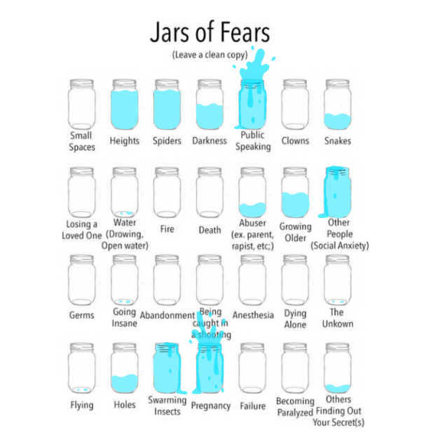My Jars of Fear cuz why not