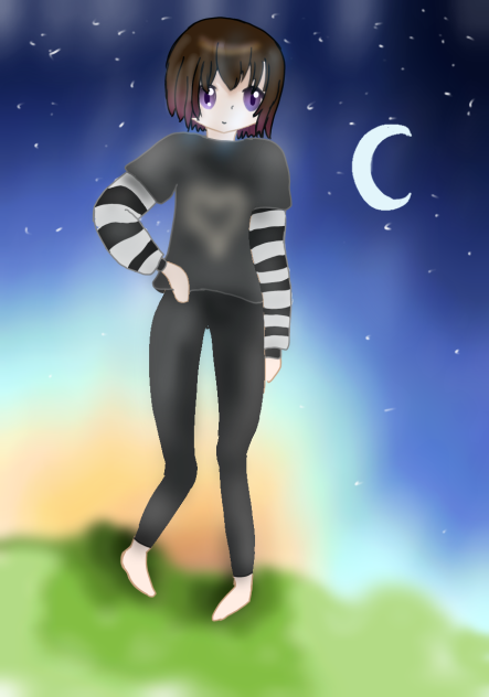 Starry night but not