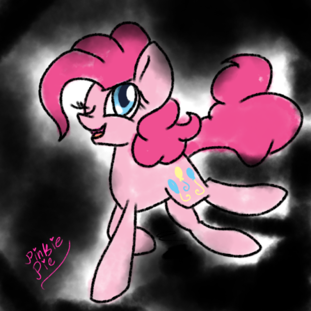 Pinkie Pie(Crayon art challenge)#2