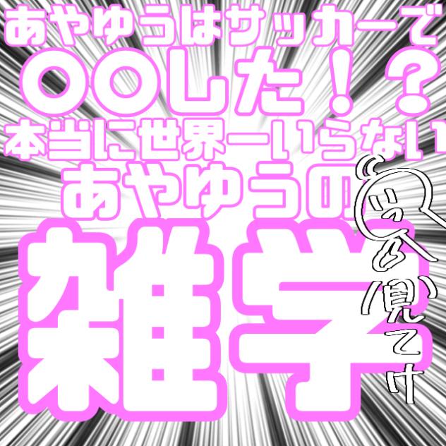 本当の世界一いらないあやゆうの雑学