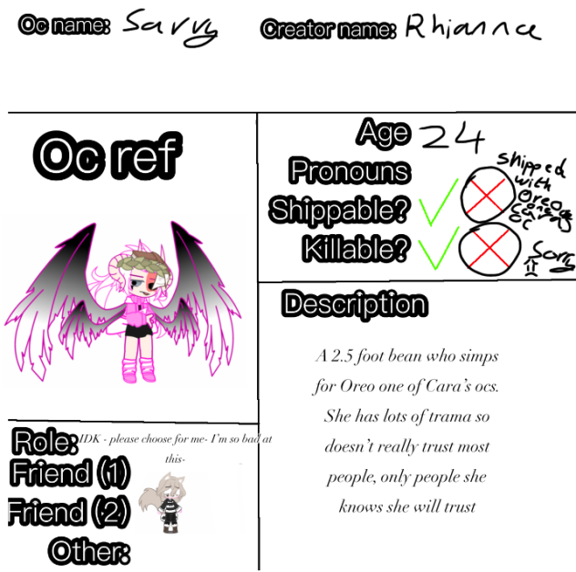Meh oc ref for KT (your welcome-)