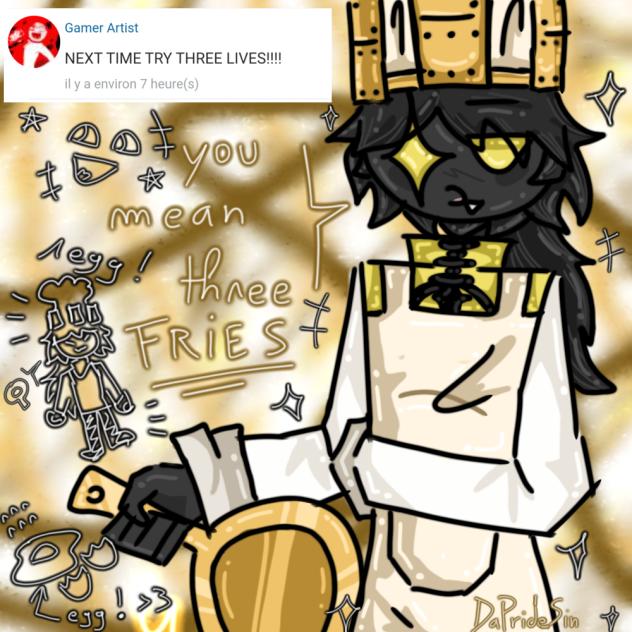 NEXT TIME TRY THREE FRIES !!!