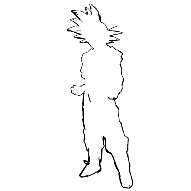siluet goku [Dragon Ball]
