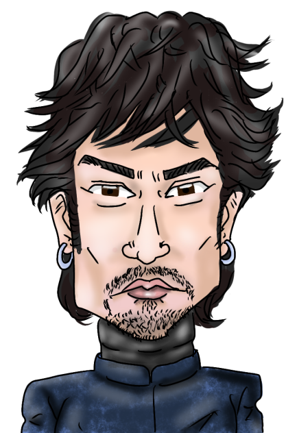似顔絵　king gnu 常田