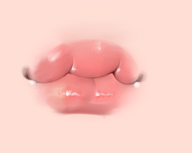 followed a jelly art lip tut ❤️