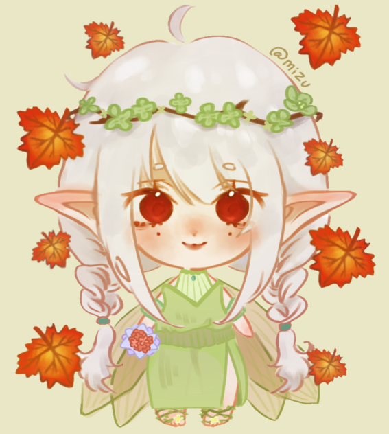 tinh linh Mizu chibi