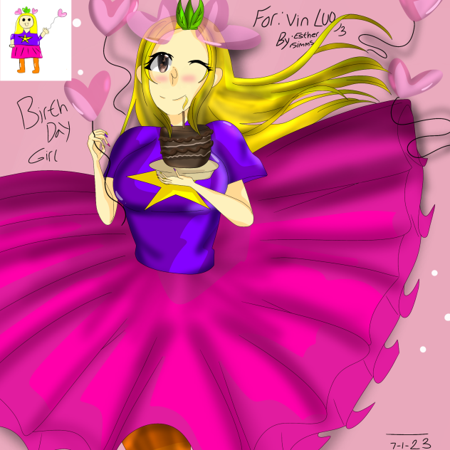 3. Fanart for Vin Luo [Birthday girl]