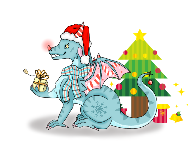 Christmas dragon