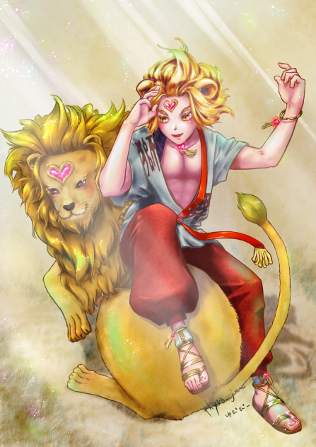 企画絵のライオンさんたち