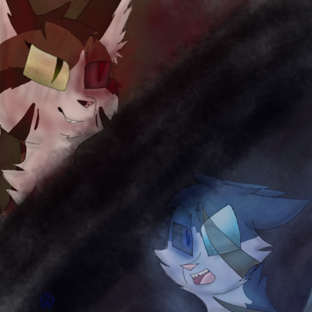 the fight of demons - ibisPaint