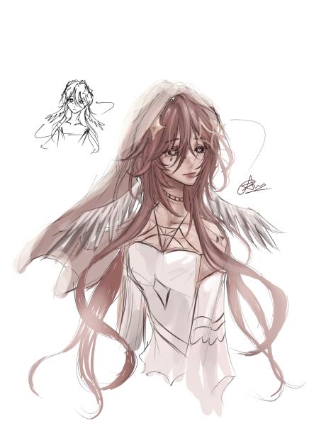 angels have pink hair 💗 💀 - ibisPaint