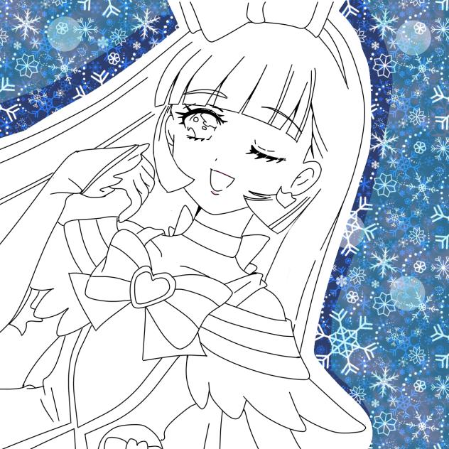 キュアニャミー線画