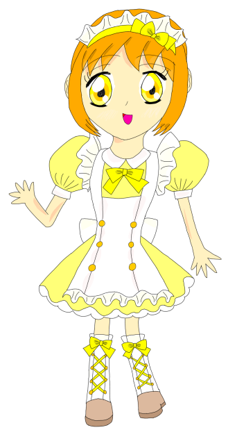 野々原アリス・ウェイトレス姿
