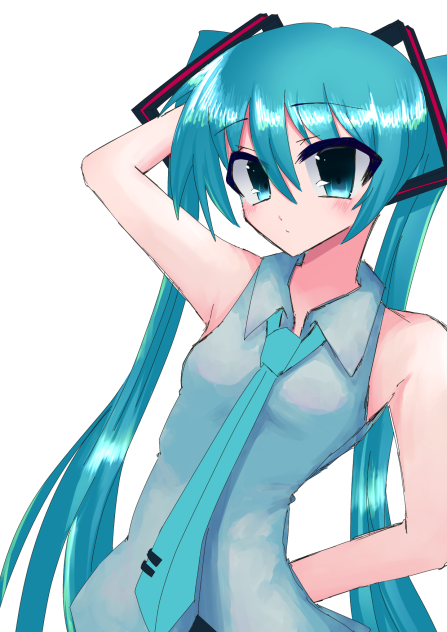 初音ミク描いたよ！