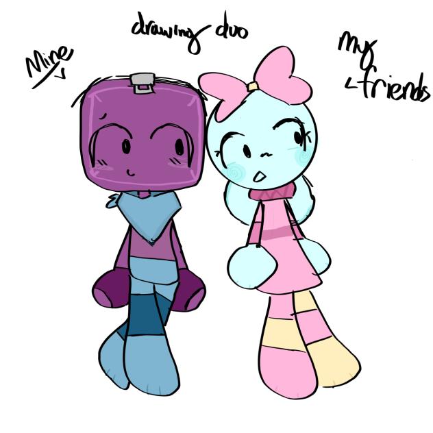 Bubble box drawing duo