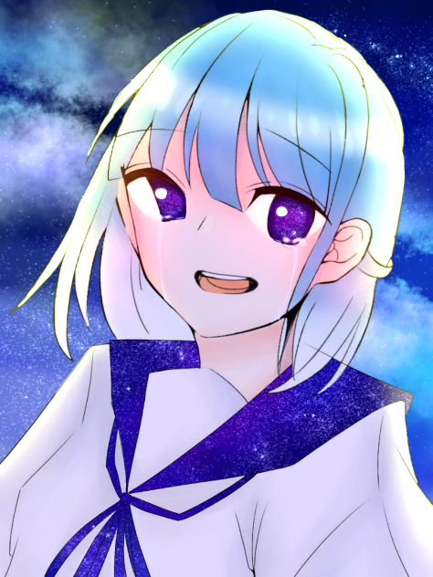 星空の下