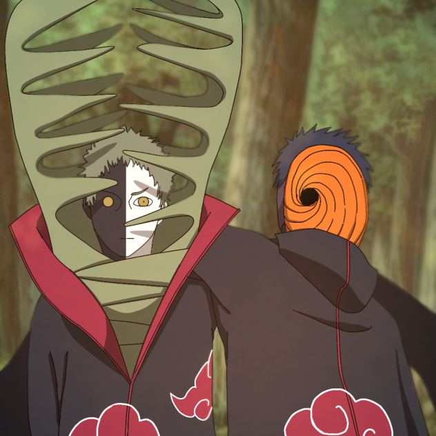 トビ　ゼツ トビ と ゼツ 友情 Tobi and Zetsu friends - ibisPaint