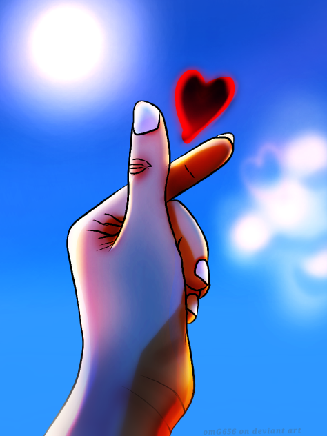 k pop heart