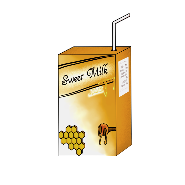 sweet honey milk front