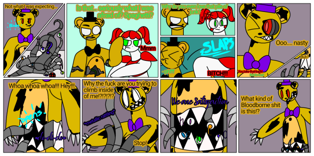 N-o, Eyes on the Inside. p2 FNaF comic
