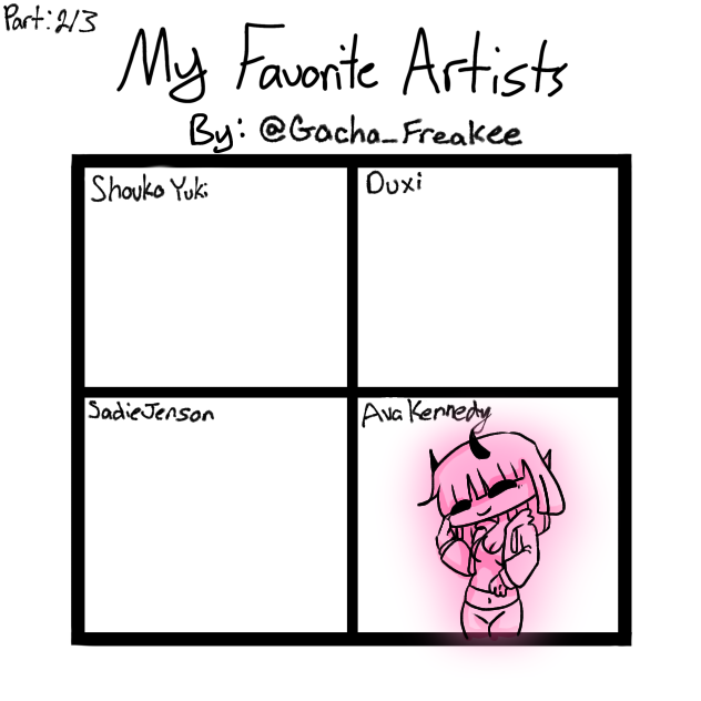 Gacha freakee's fav artists