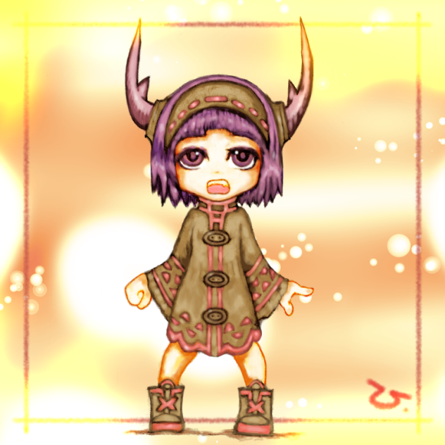 厚塗りノイズちゃん