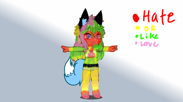 hate, dislike,love