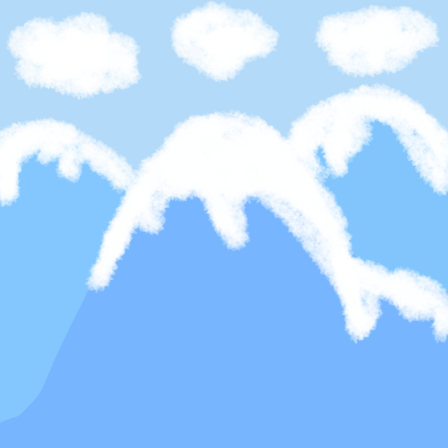 some mountains - ibisPaint