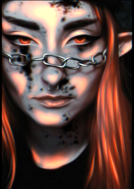 dark elf girl - ibisPaint